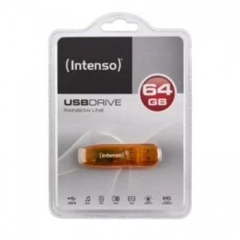 USB stick INTENSO FAELAP0282 USB 2.0 64 GB Orange 64 GB...