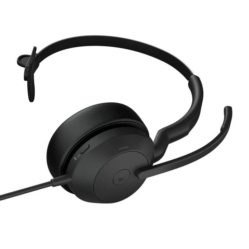 Headphone with Microphone Jabra Evolve2 Black