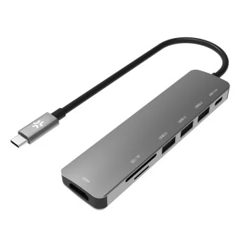 Celly USB-C Adapter Pro HUB HDMI Metal Grey