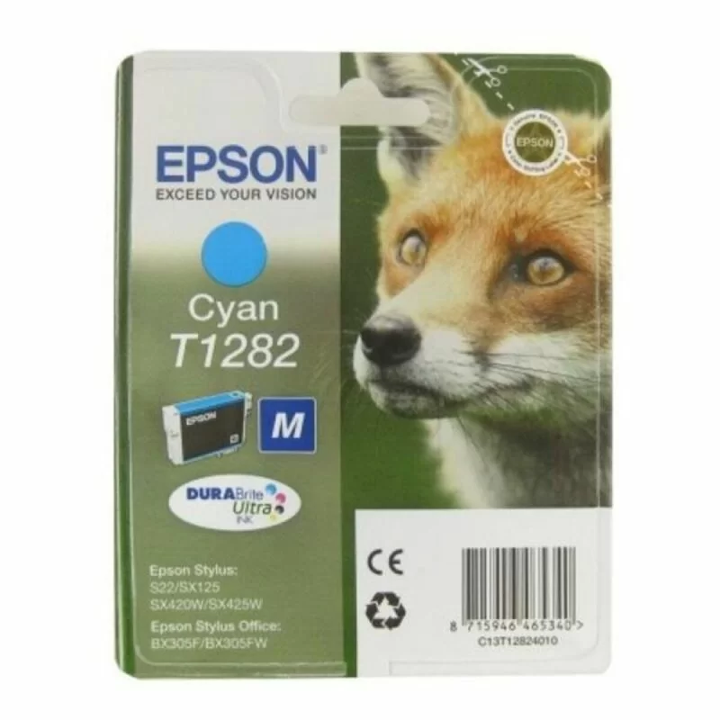 Original Ink Cartridge Epson Cartucho Epson T1282 cian Cyan