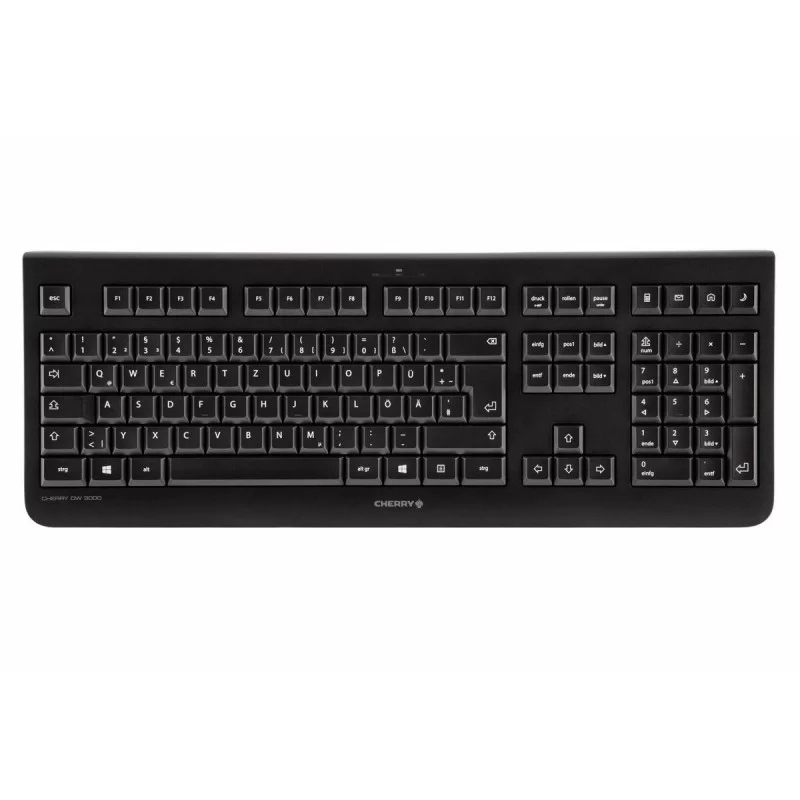 Keyboard and Mouse Cherry DW3000 Qwertz German Black