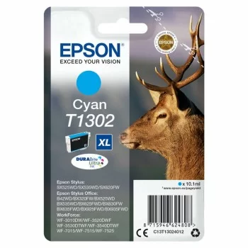 Original Ink Cartridge Epson Cartucho T1302 cian Cyan