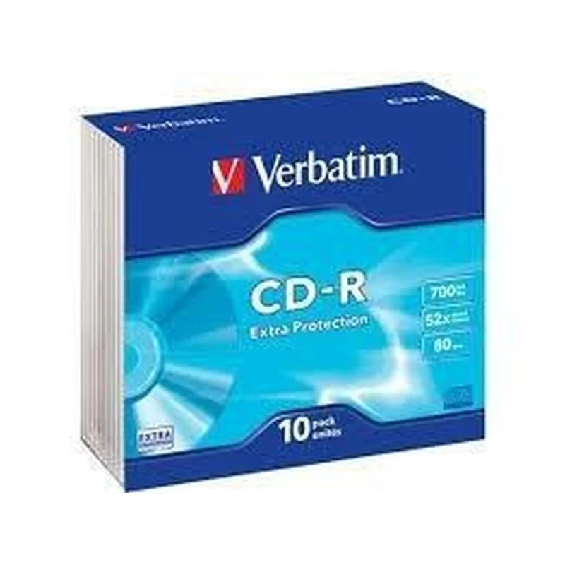 CD-R Verbatim CD-R Extra Protection 10 Units 700 MB 52x