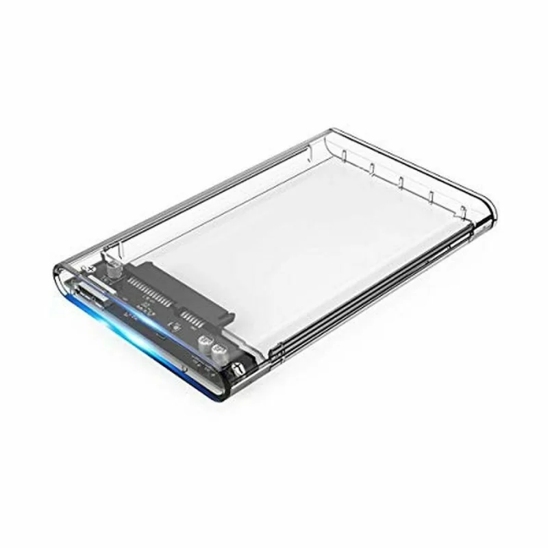 Housing for Hard Disk CoolBox COO-SCT-2533 2,5" 5 Gbps USB 3.0 USB Grey Transparent USB 3.2