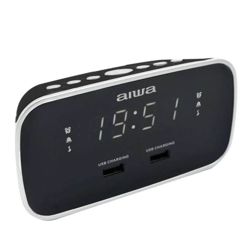 Clock-Radio Aiwa CRU19BK NEGRO Black