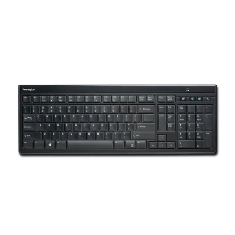 Keyboard Kensington K72344ES Spanish Qwerty Black Multicolour Spanish QWERTY