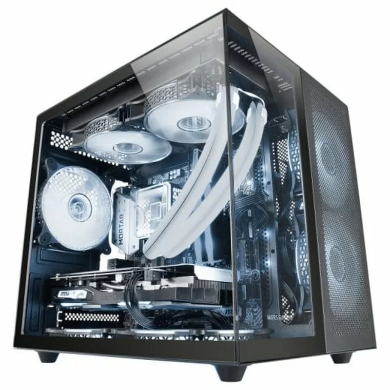 ATX Semi-tower Box Mars Gaming MC-NOVAM Black