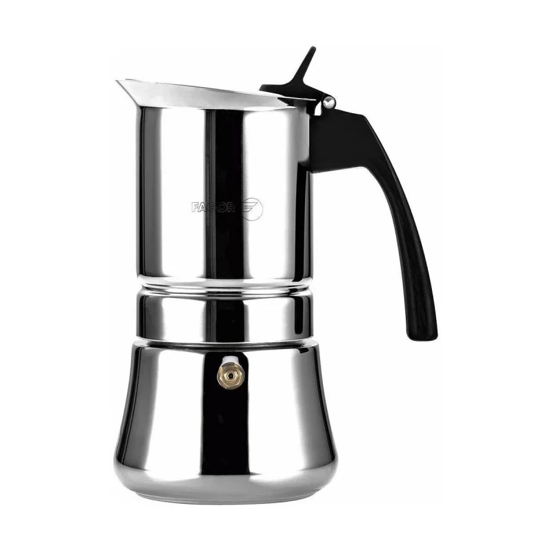 Italian Coffee Pot FAGOR Etnica Stainless steel 18/10 (4 Cups)