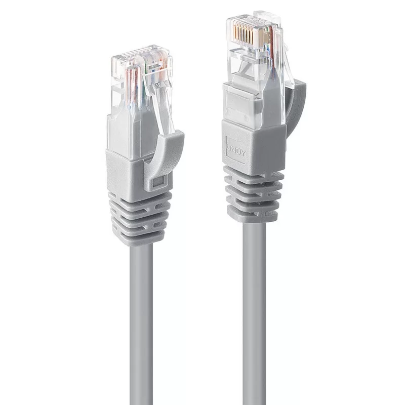 UTP Category 6 Rigid Network Cable LINDY 48001 Grey 50 cm 5 cm 1 Unit