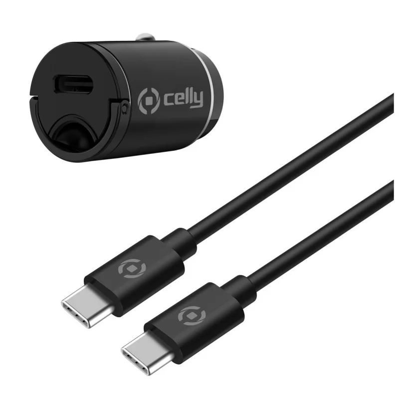 Portable charger Celly Black