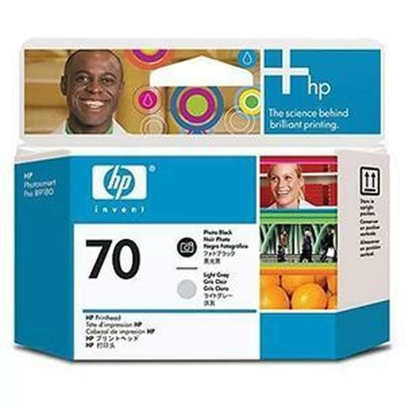 Replacement Head HP Photosmart Pro B9180 Nº70 Black Light grey