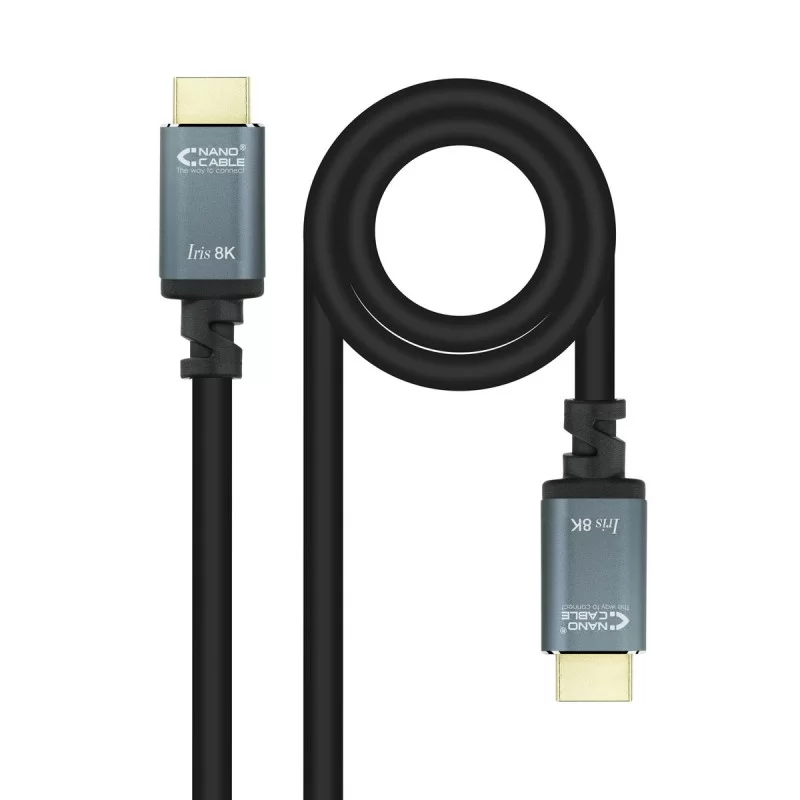 HDMI Cable NANOCABLE 10.15.8010 Black 10 m