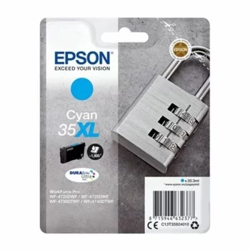 Original Ink Cartridge Epson 35XL Cyan