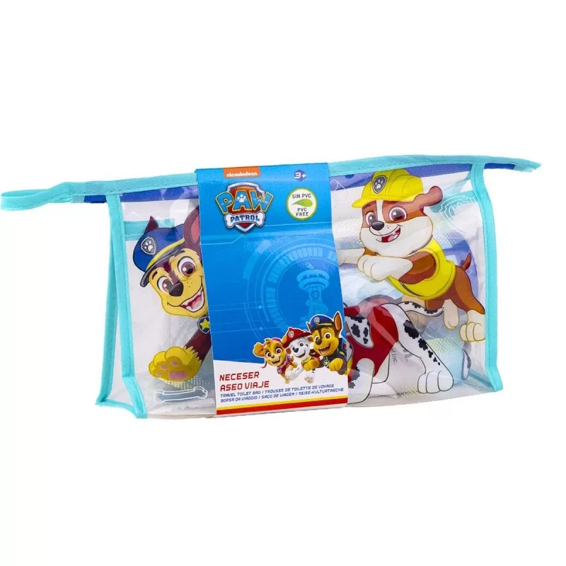 Child's Toiletries Travel Set The Paw Patrol 4 Pieces Light Blue