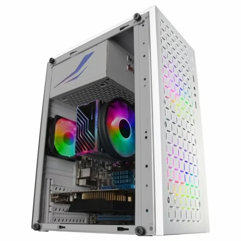 ATX Semi-tower Box Mars Gaming MC-CORE White Black