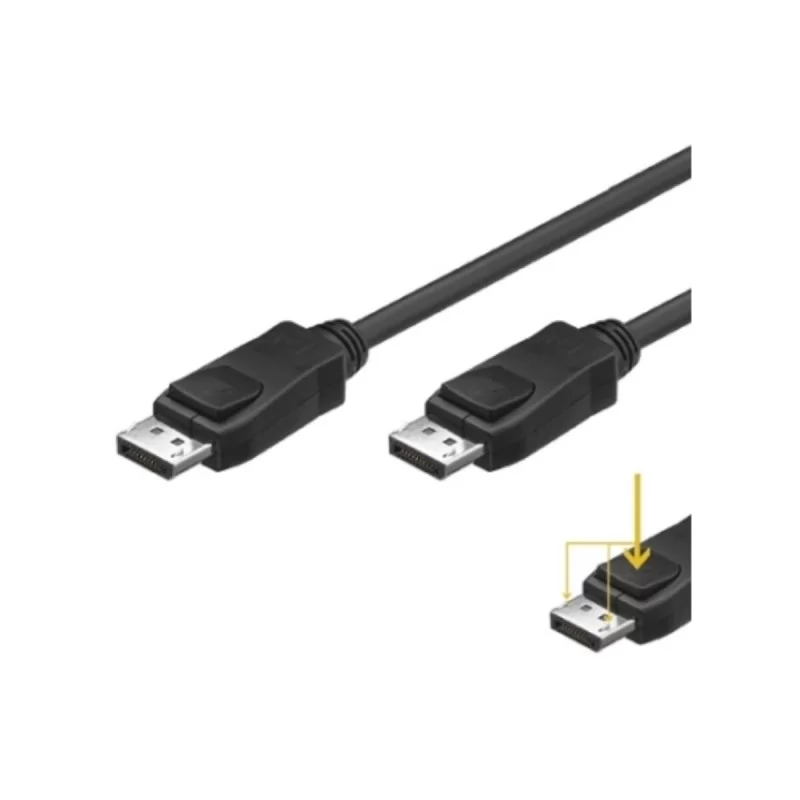 DisplayPort Cable Ewent Black 2 m