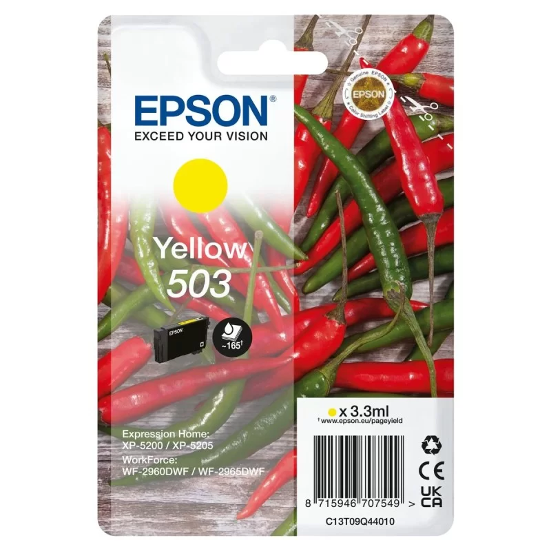 Original Ink Cartridge Epson C13T09Q44020 Black Yellow