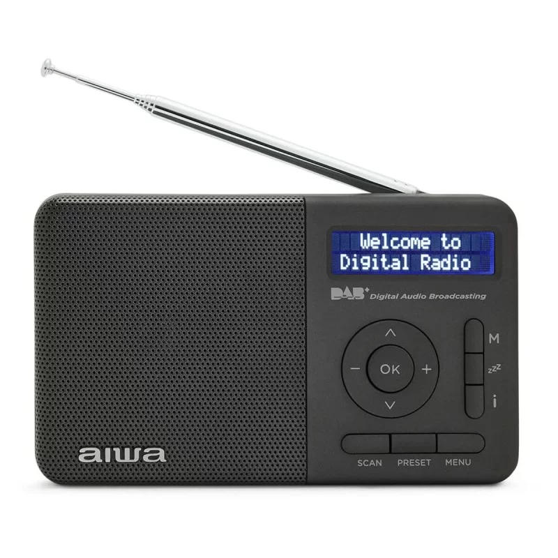 Radio Aiwa RD40DABBK Black 2000 mAh