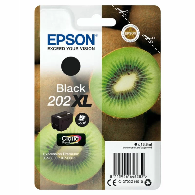 Original Ink Cartridge Epson C13T02G14010 Black