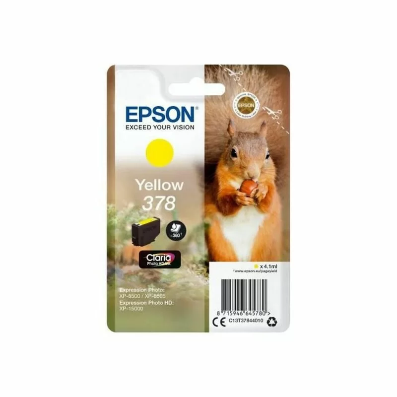 Original Ink Cartridge Epson C13T37844010 Yellow