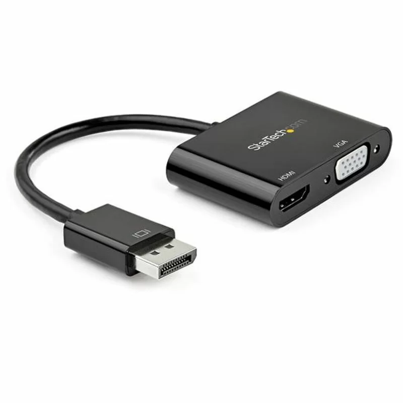 Display Port to HDMI/VGA Adapter Startech DP2VGAHD20 Black 4K Ultra HD