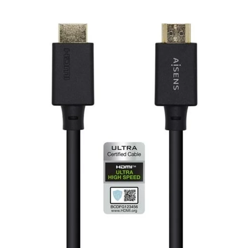 HDMI Cable Aisens A150-0420 Black 50 cm