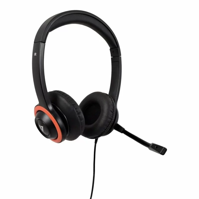 Headphones with Microphone V7 HU540E Black