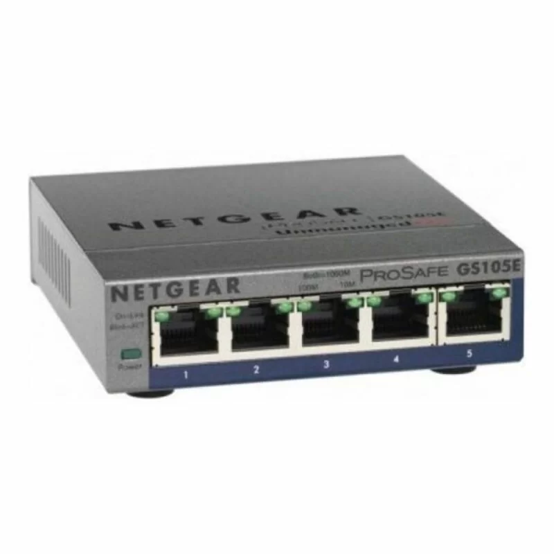 Desktop Switch Netgear GS105E-200PES 5P Gigabit RJ45