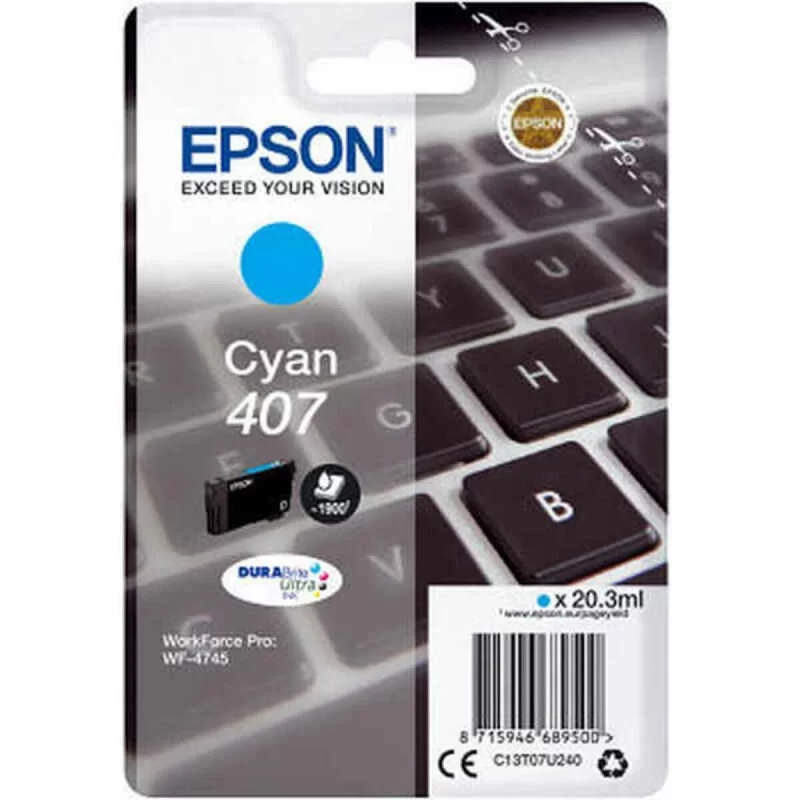 Original Ink Cartridge Epson C13T07U240 Cyan