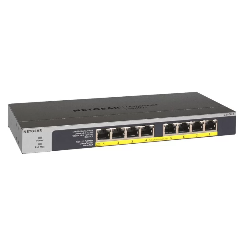 Switch Netgear GS108LP-100EUS 