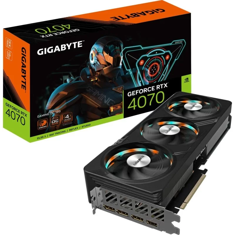 Graphics card Gigabyte GV-N4070GAMING OC-12GD GeForce RTX 4070 Ti GDDR6X