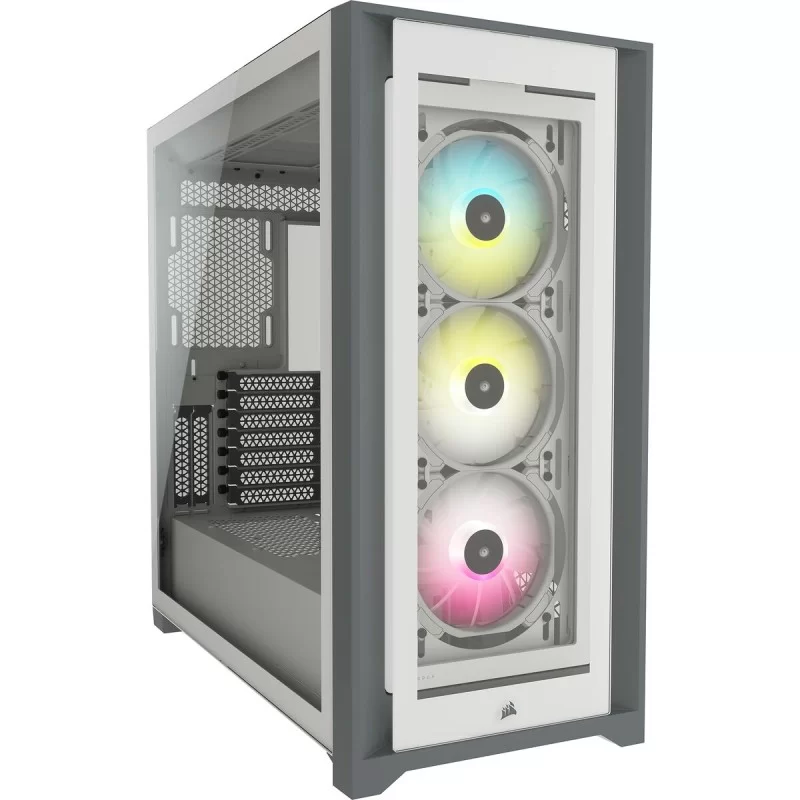 ATX Semi-tower Box Corsair iCUE 5000X RGB White