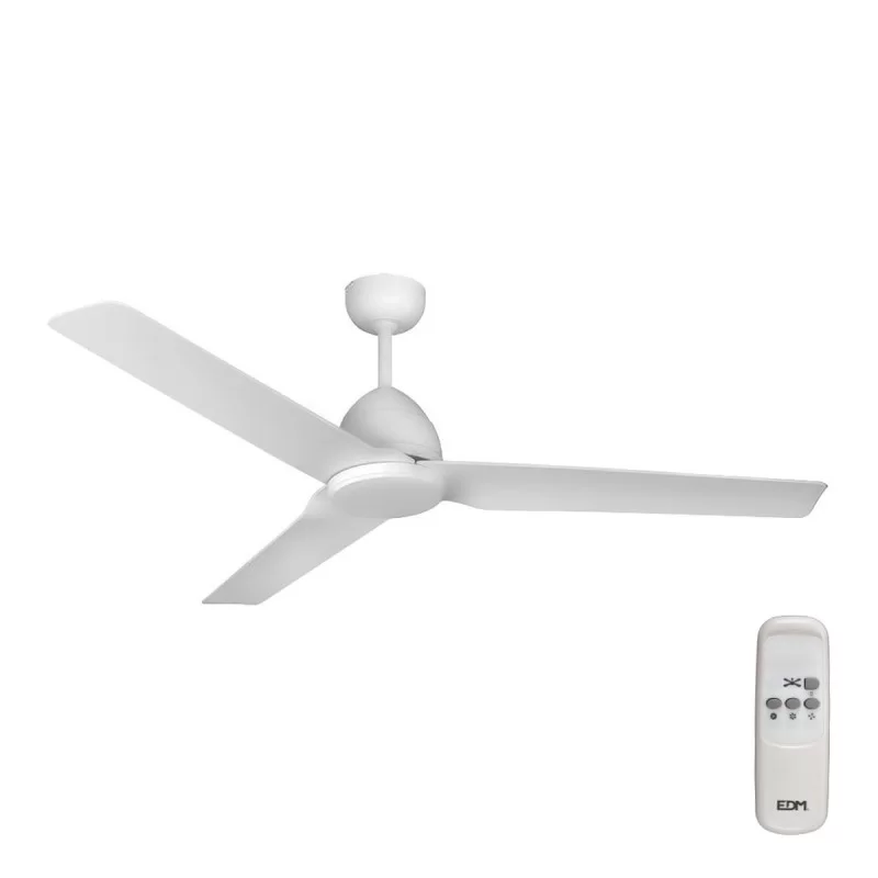 Ceiling Fan EDM 33986 Java White 60 W Ø 130 cm