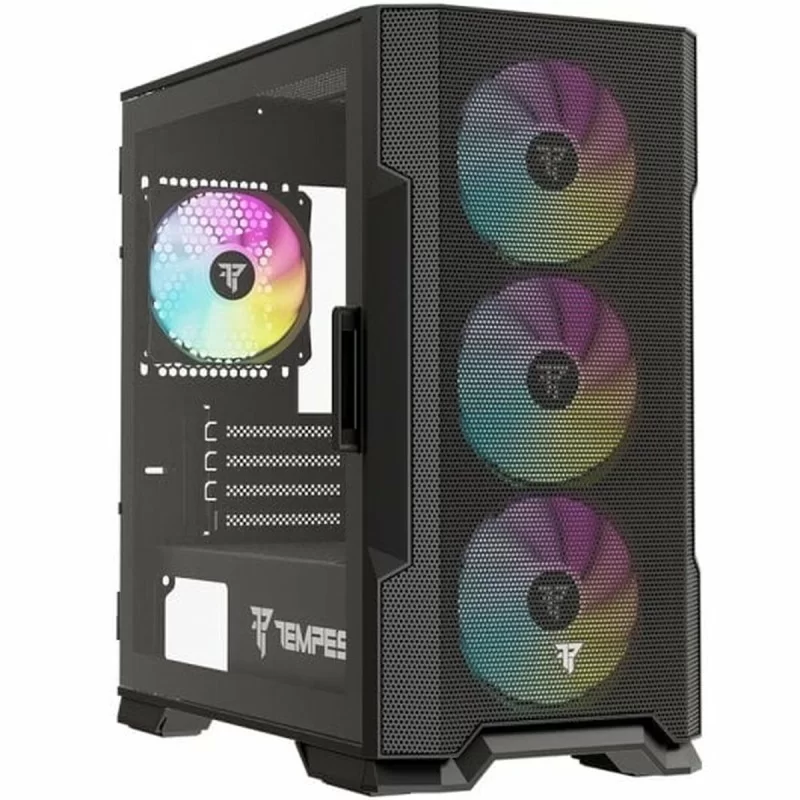 ATX Semi-tower Box Tempest Stockade Black