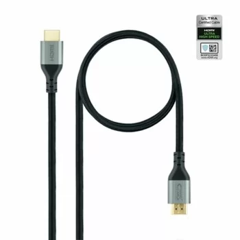 HDMI Cable NANOCABLE 10.15.8101 1 m Black