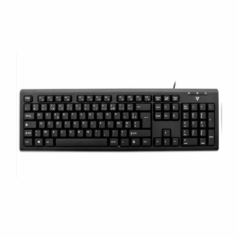 Keyboard V7 KU200FR Black French AZERTY