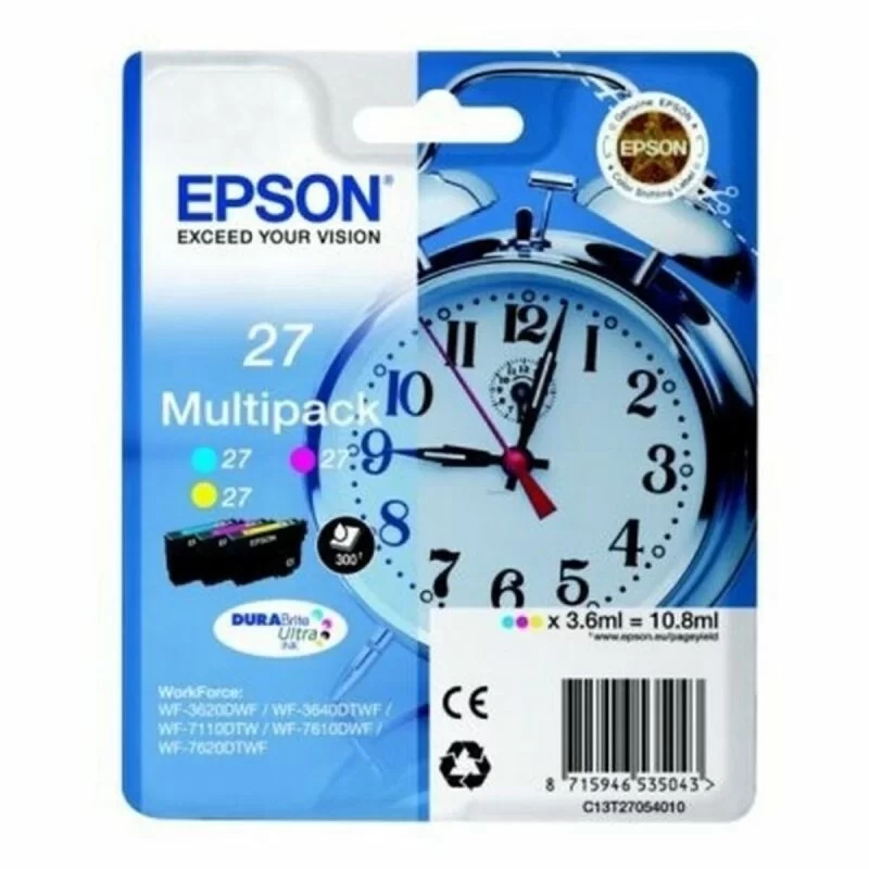 Original Ink Cartridge Epson C13T27054012 Tricolour Multicolour