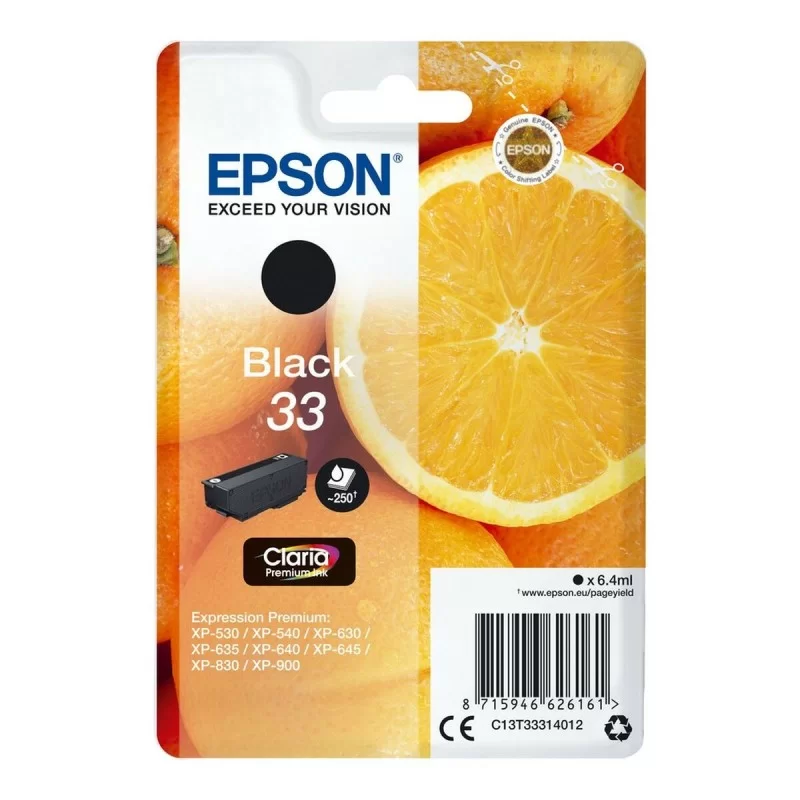 Original Ink Cartridge Epson C13T33314012 Black