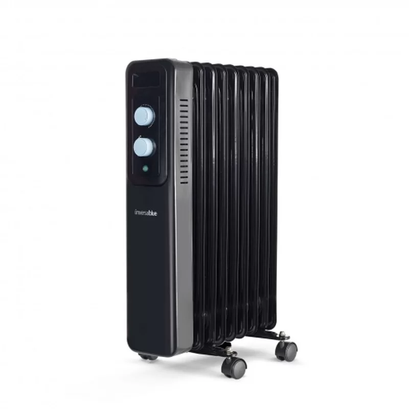 Oil-filled Radiator (9 chamber) Universal Blue 454-UROIL15009 1500 W Black