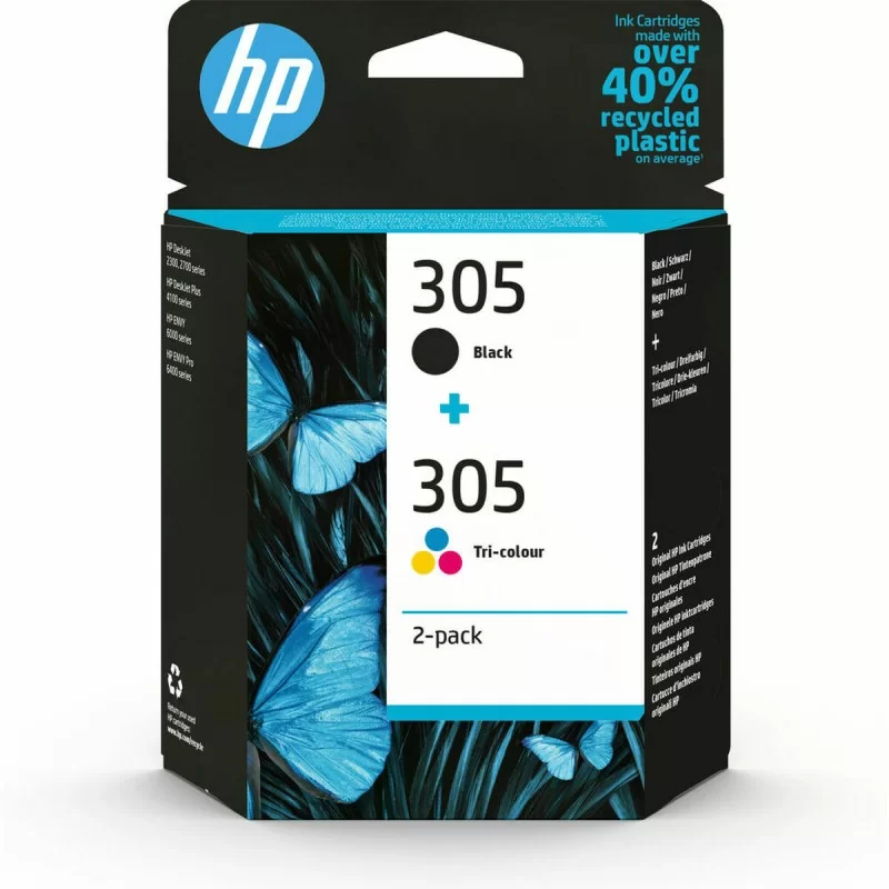 Original Ink Cartridge HP 6ZD17AE301 Black Tricolour Multicolour