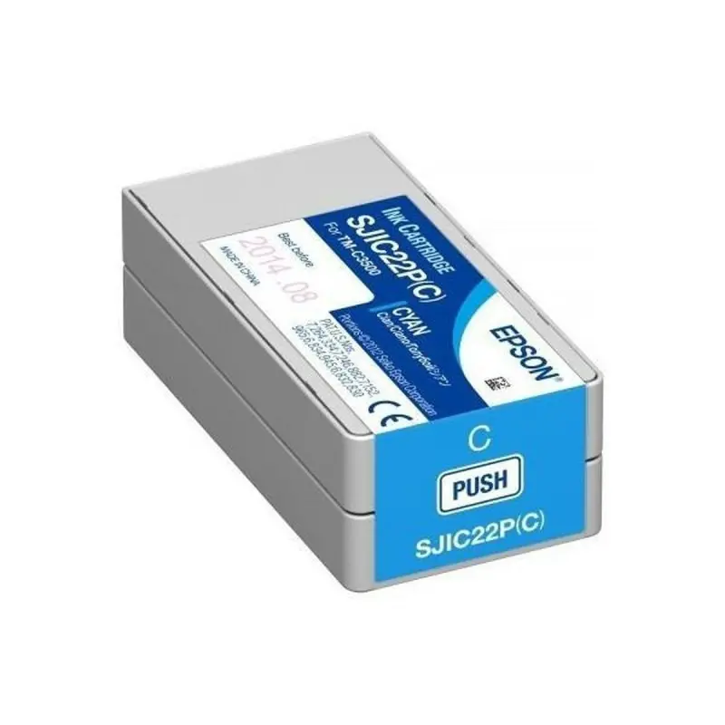 Original Ink Cartridge Epson SJIC22P(C) Cyan