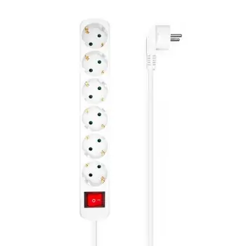 Power Socket - 6 Sockets with Switch Aisens A154-0535...