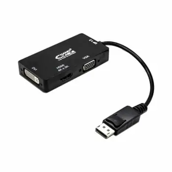 DisplayPort to VGA/DVI/HDMI adapter 3 en 1 NANOCABLE...