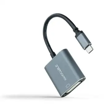 USB-C to DVI Adapter NANOCABLE 10.16.4103-G Grey 15 cm