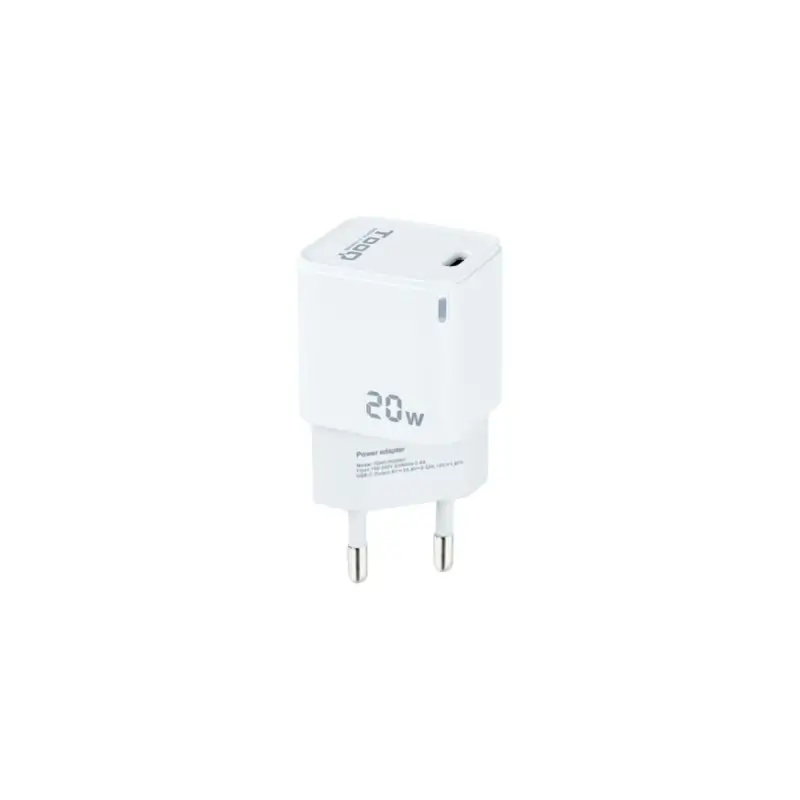 Wall Charger TooQ TQWC-PD20WT White 20 W