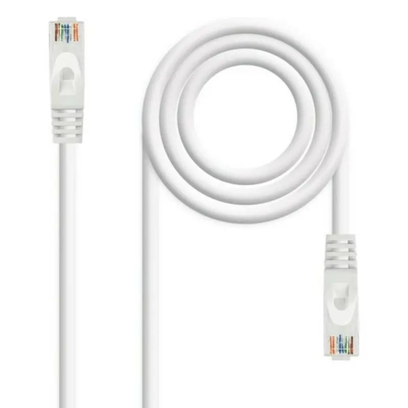 UTP Category 6 Rigid Network Cable NANOCABLE 10.20.1803-W LSZH (3 m) White